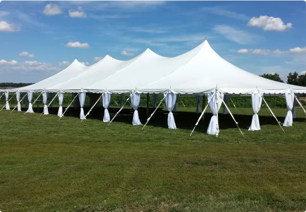 40×180 wedding pole tent