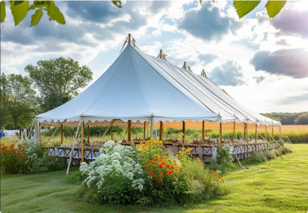 40×180 wedding pole tent