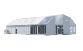 Shelter structures industrial tent