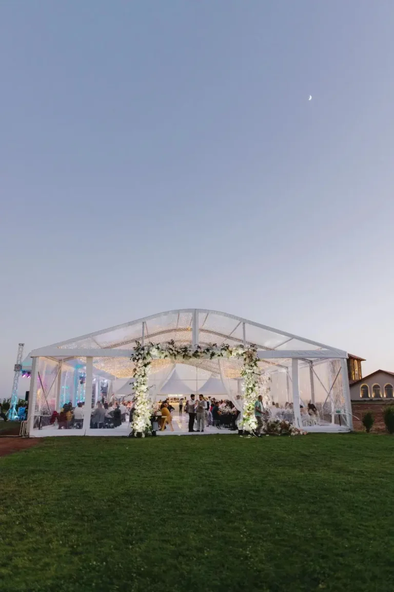 Large wedding event tent